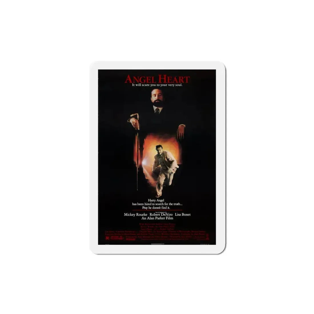 Angel Heart 1987 Movie Poster Refrigerator Magnet 3 Inch - The Sticker Space