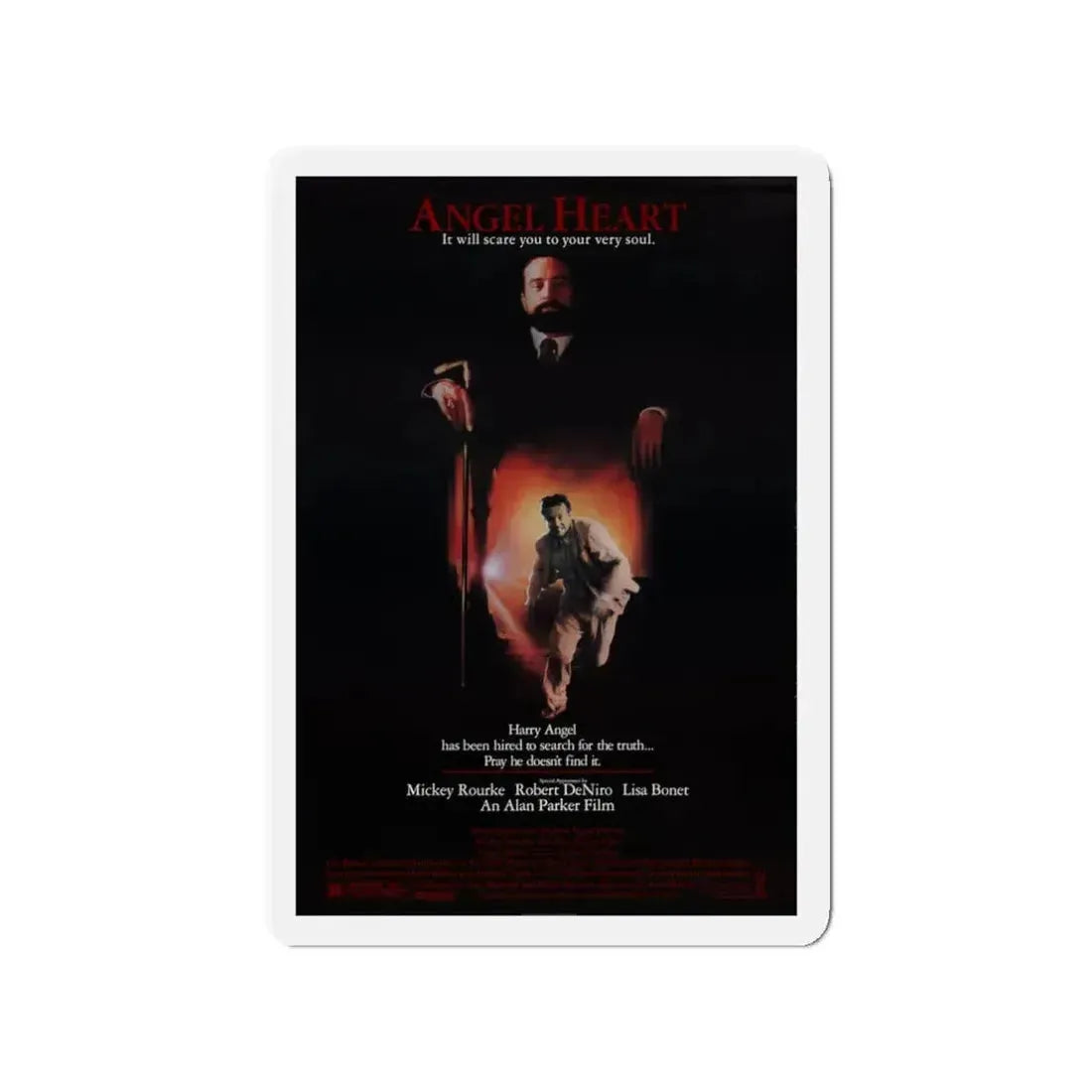 ANGEL HEART 1987 Movie Poster - Refrigerator Magnet 3 Inch - The Sticker Space