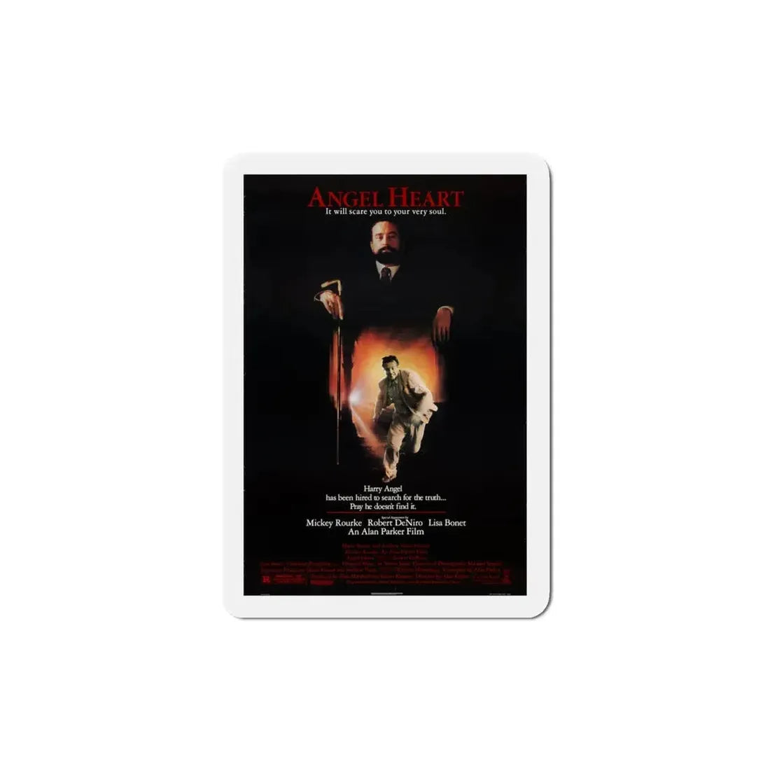 Angel Heart 1987 Movie Poster Refrigerator Magnet 4 Inch - The Sticker Space
