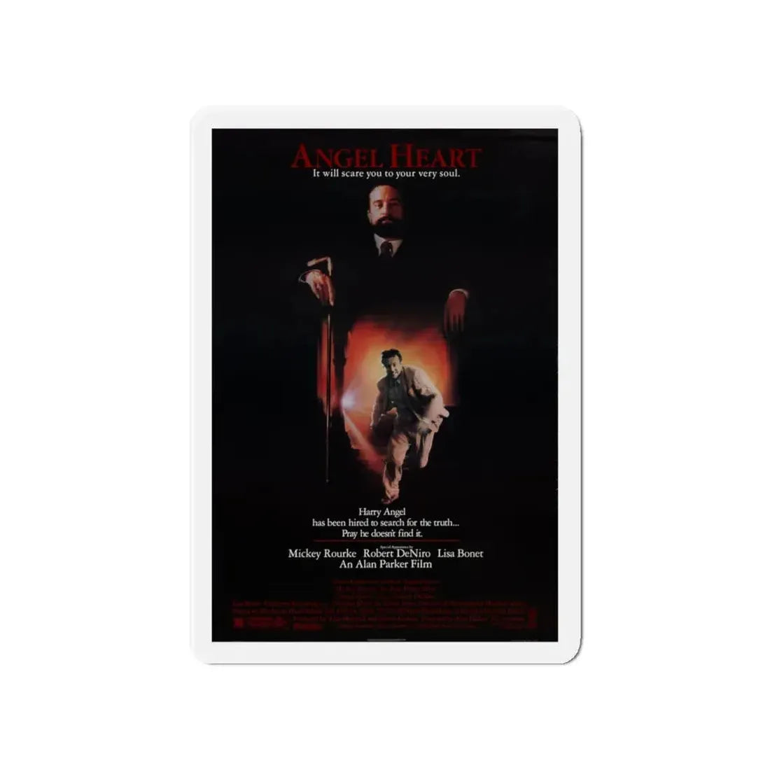 ANGEL HEART 1987 Movie Poster - Refrigerator Magnet 4 Inch - The Sticker Space