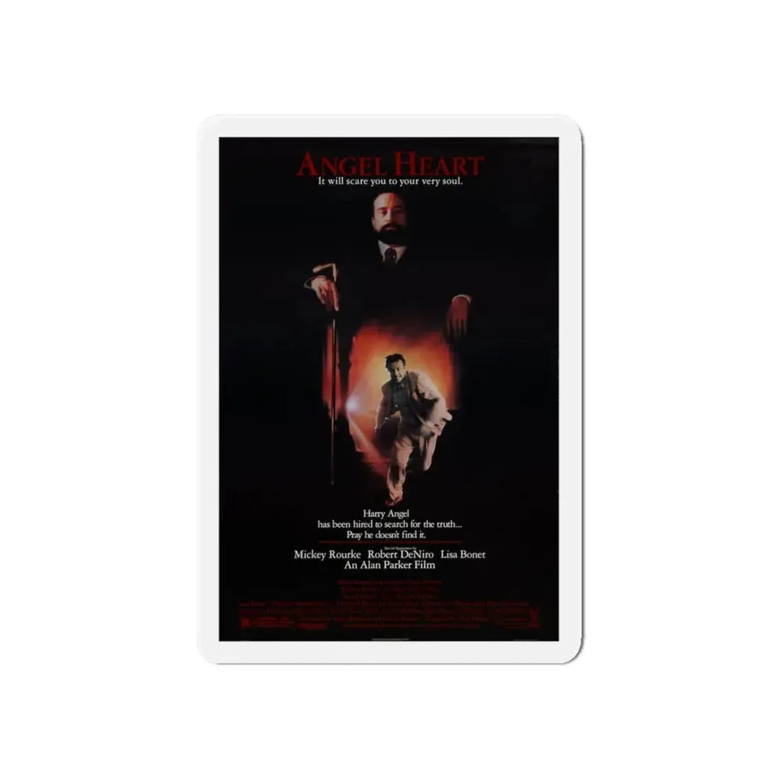 ANGEL HEART 1987 Movie Poster - Refrigerator Magnet 6 Inch - The Sticker Space