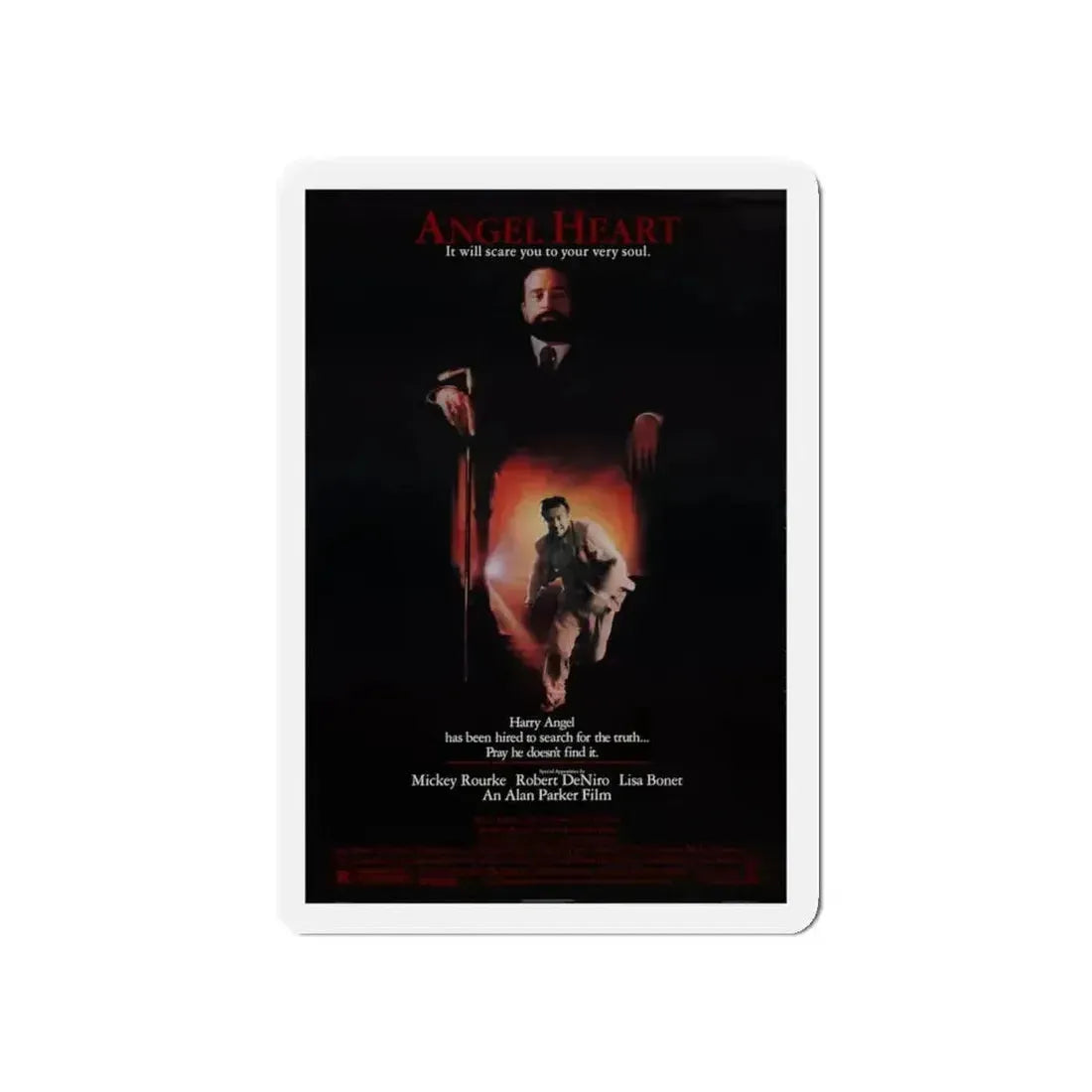 ANGEL HEART 1987 Movie Poster - Refrigerator Magnet - The Sticker Space
