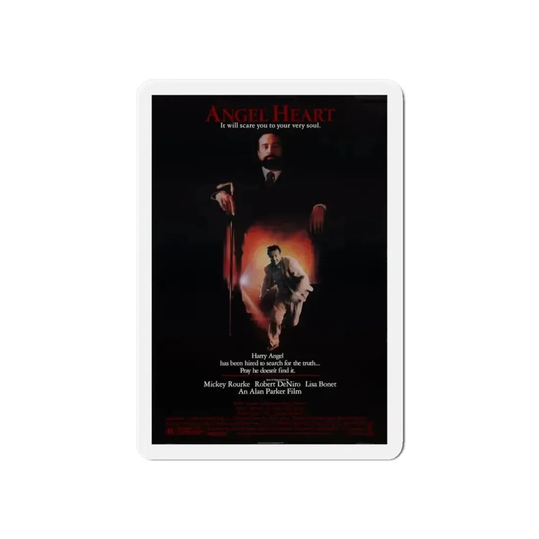 ANGEL HEART 1987 Movie Poster - Refrigerator Magnet - The Sticker Space