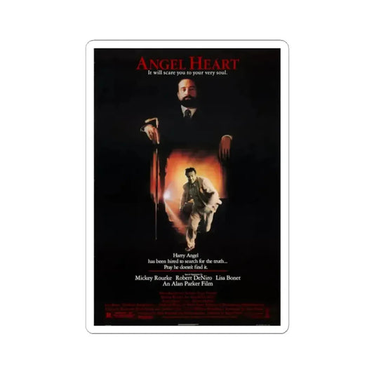 Angel Heart 1987 Movie Poster - STICKER Vinyl Kiss-Cut Decal 2 Inch White - The Sticker Space