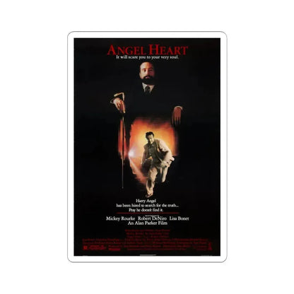 Angel Heart 1987 Movie Poster - STICKER Vinyl Kiss-Cut Decal 3 Inch White - The Sticker Space