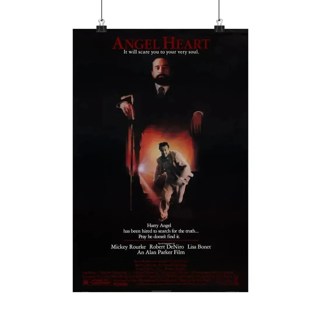 ANGEL HEART 1987 - Paper Movie Poster 12″ x 18″ Matte - The Sticker Space