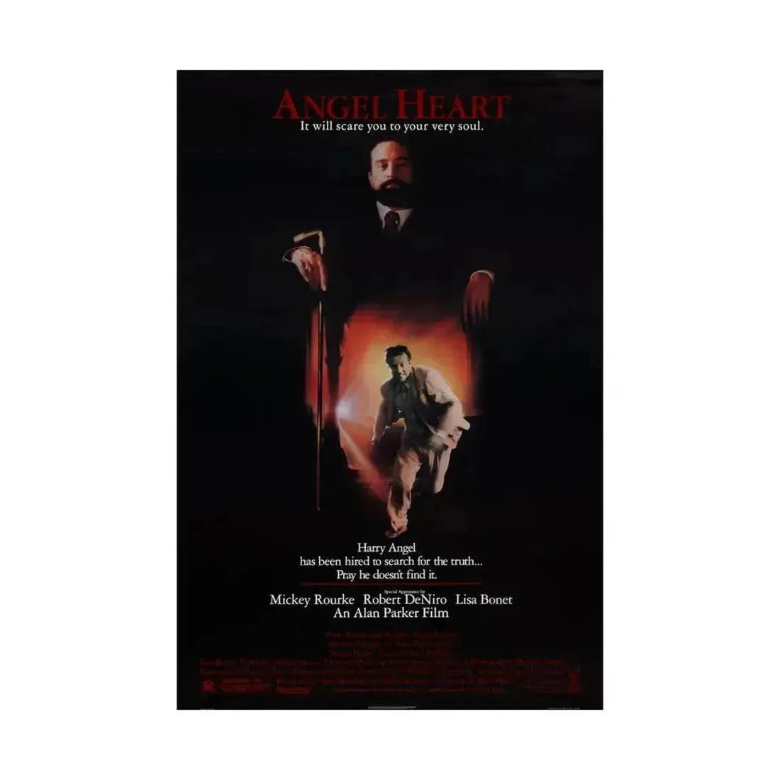 ANGEL HEART 1987 - Paper Movie Poster - The Sticker Space