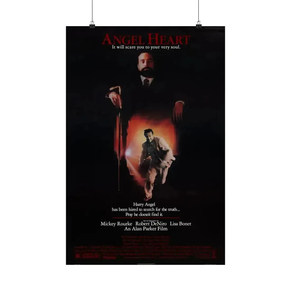 ANGEL HEART 1987 - Paper Movie Poster - The Sticker Space