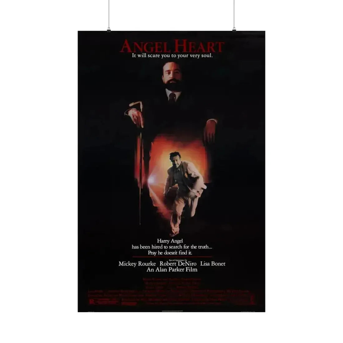 ANGEL HEART 1987 - Paper Movie Poster - The Sticker Space