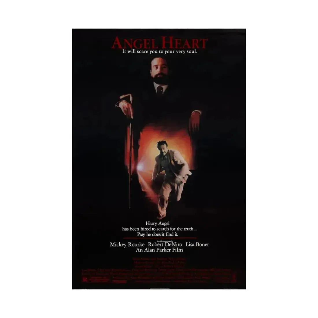 ANGEL HEART 1987 - Paper Movie Poster - The Sticker Space