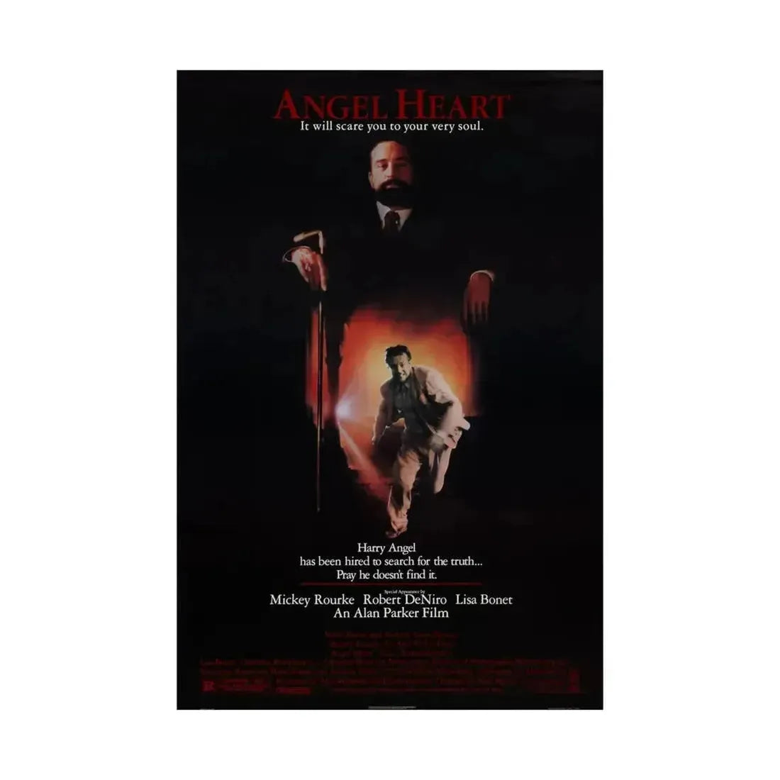 ANGEL HEART 1987 - Paper Movie Poster - The Sticker Space