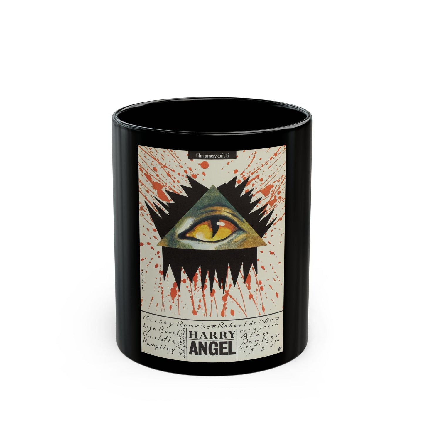 ANGEL HEART (POLISH) 1987 Movie Poster - Black Coffee Mug