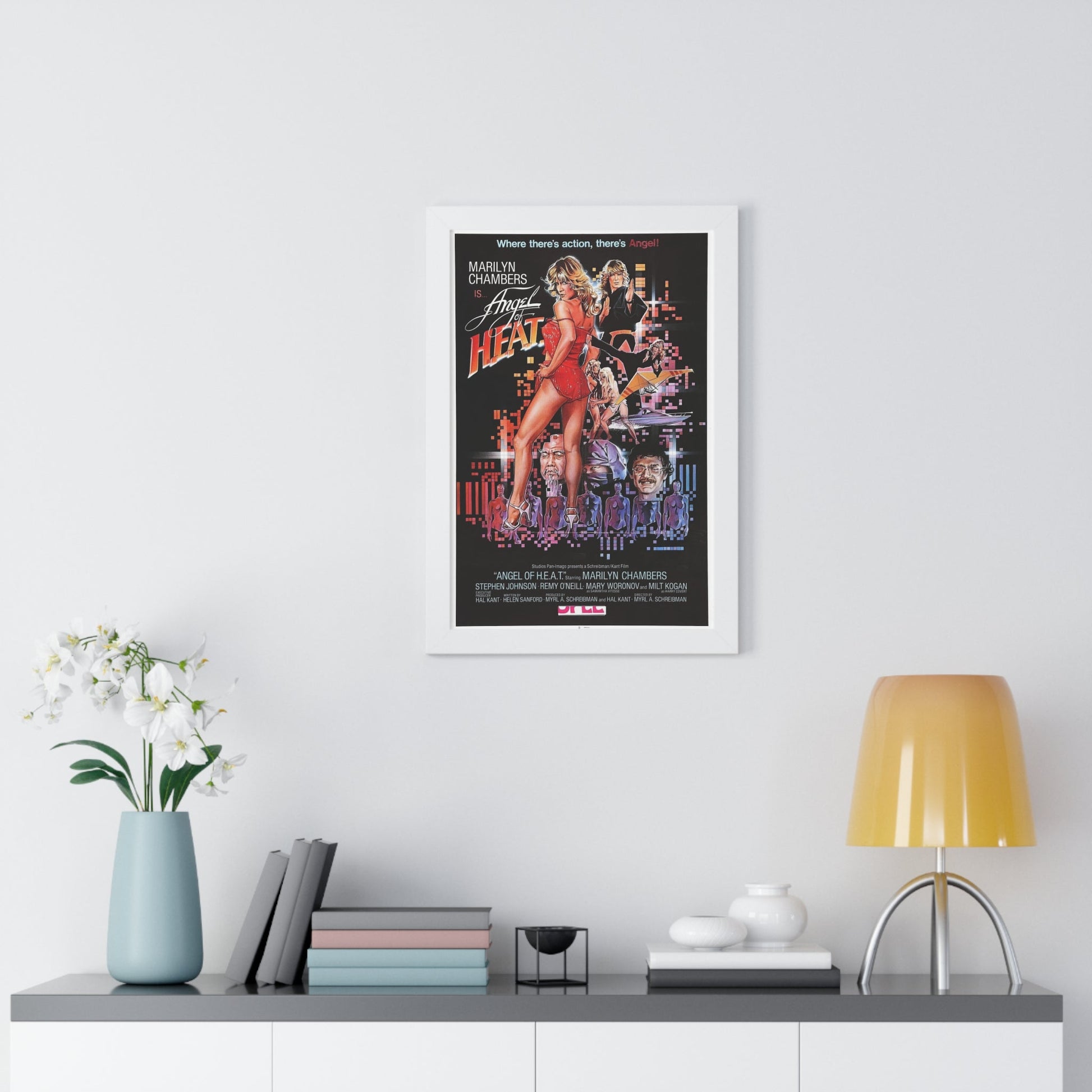 ANGEL OF HEAT 1983 - Framed Movie Poster-The Sticker Space