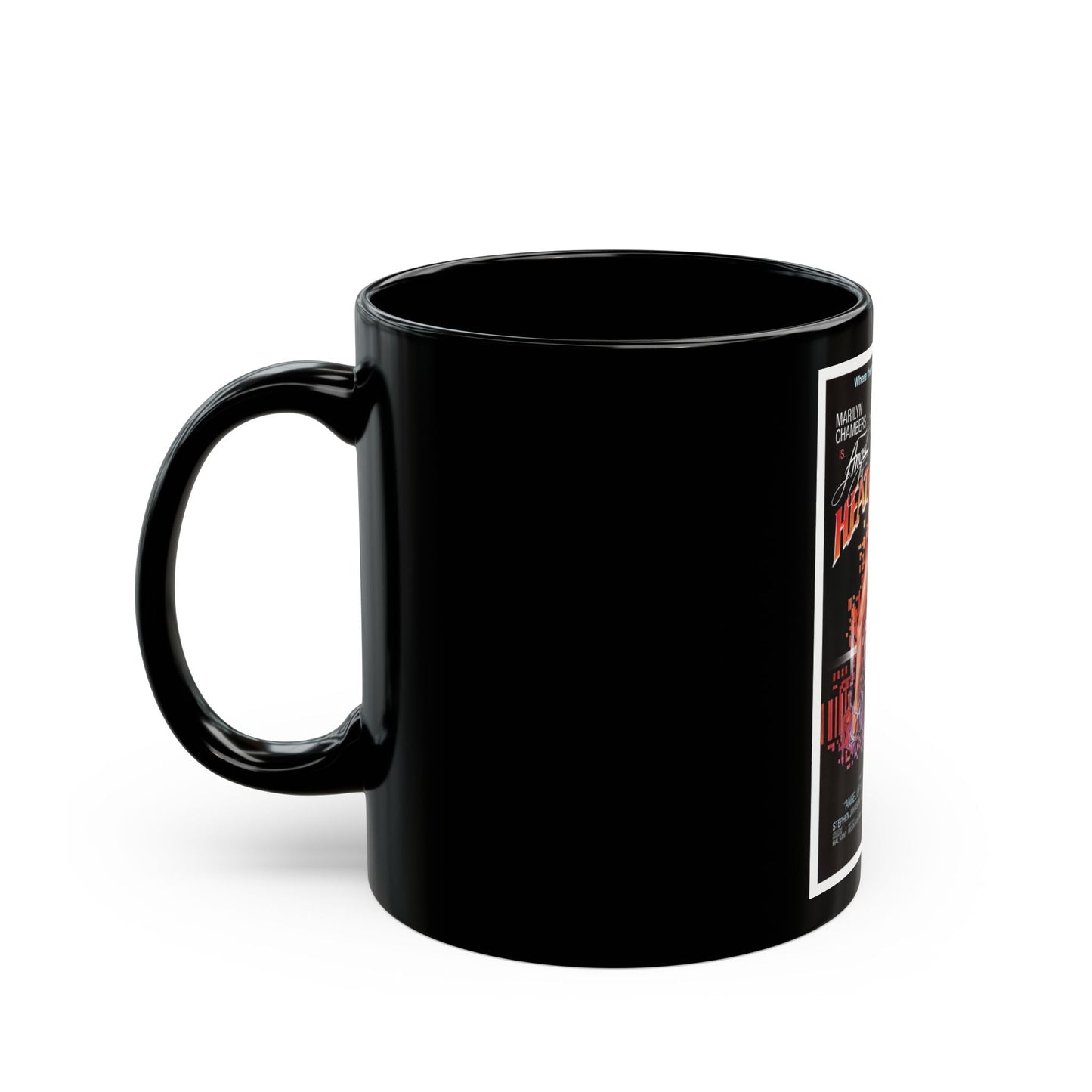 ANGEL OF HEAT 1983 Movie Poster - Black Coffee Mug