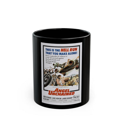 ANGEL UNCHAINED 1970 Movie Poster - Black Coffee Mug-11oz-The Sticker Space