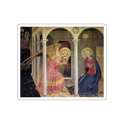 ANGELICO, Fra - 2Annunciation (Artwork) STICKER Vinyl Die-Cut Decal-White-The Sticker Space