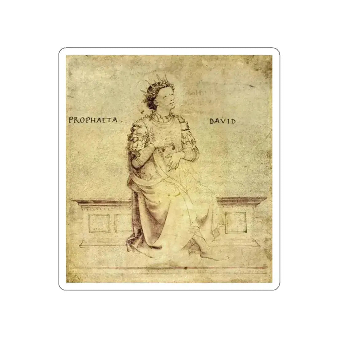 ANGELICO, Fra - 5drawing (Artwork) STICKER Vinyl Die-Cut Decal White Die-Cut 2 Inch - The Sticker Space