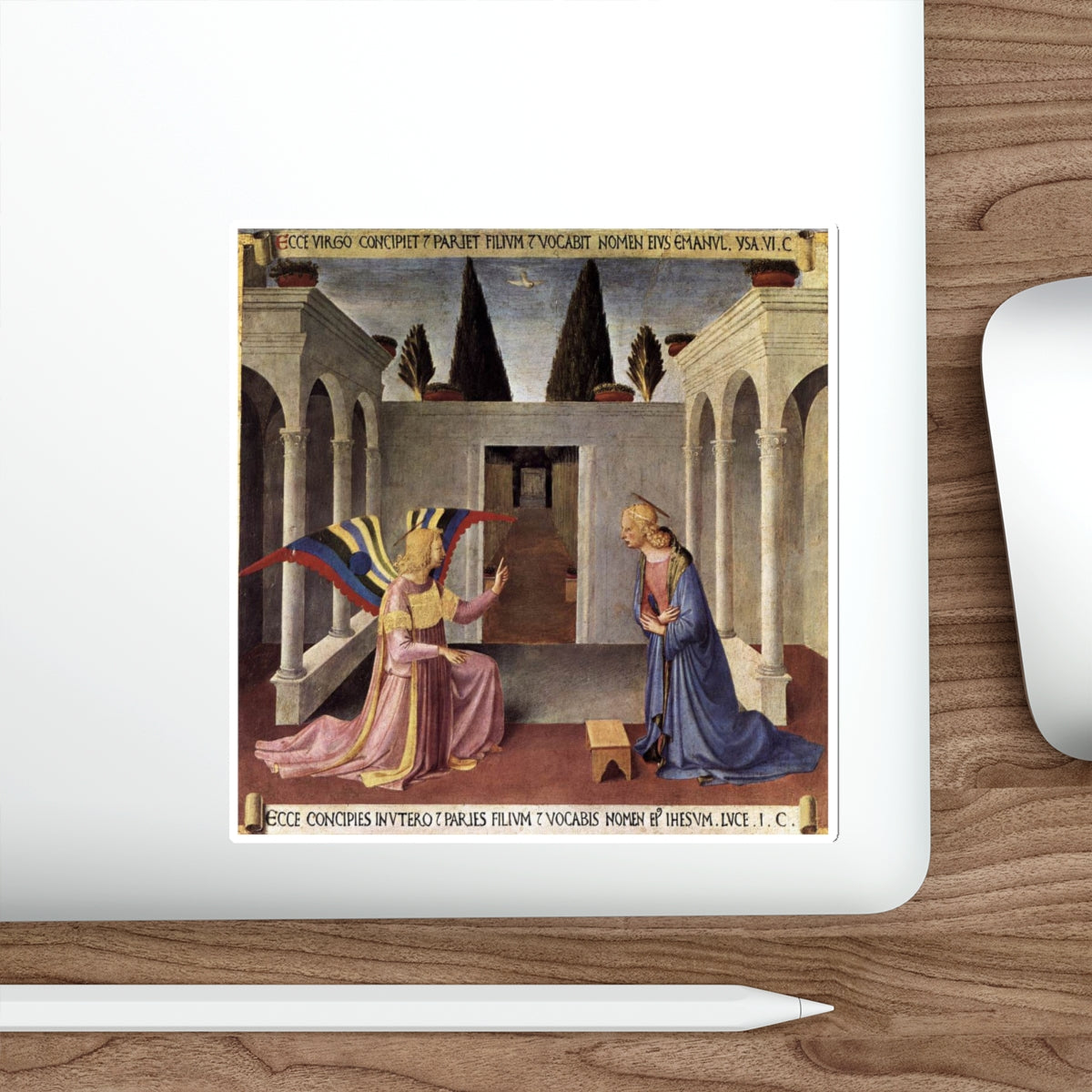 ANGELICO, Fra - Annunciation (Artwork) STICKER Vinyl Die-Cut Decal-The Sticker Space