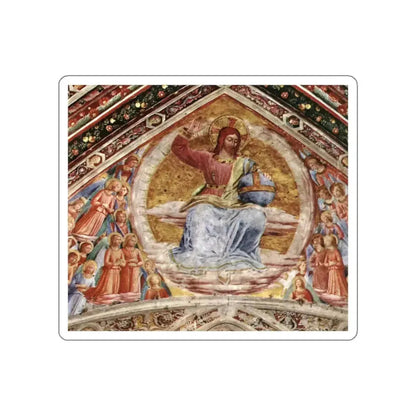 ANGELICO, Fra - Christ the Judge (Artwork) STICKER Vinyl Die-Cut Decal White Die-Cut 2 Inch - The Sticker Space