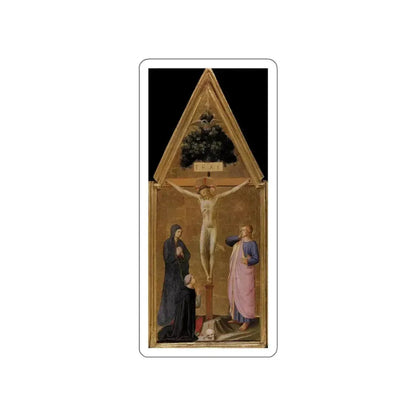 ANGELICO, Fra - Crucifixion (Artwork) STICKER Vinyl Die-Cut Decal White Die-Cut 4 Inch - The Sticker Space