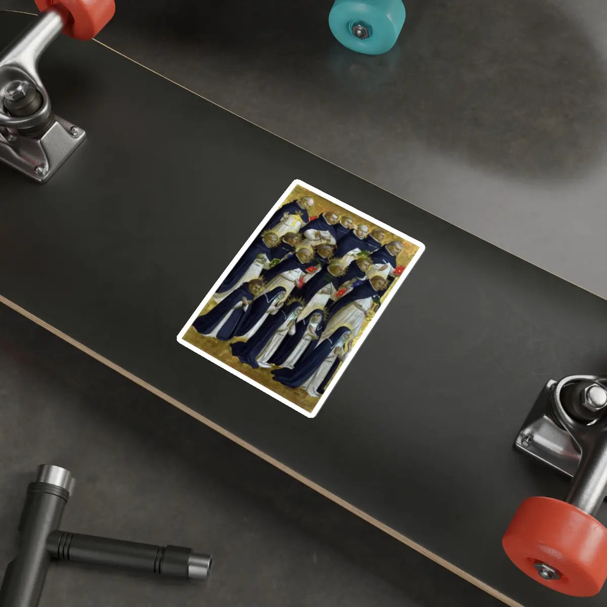SKU:26824366201297657648 Sticker types:White Shape:Die-Cut Sizes:5" × 5"