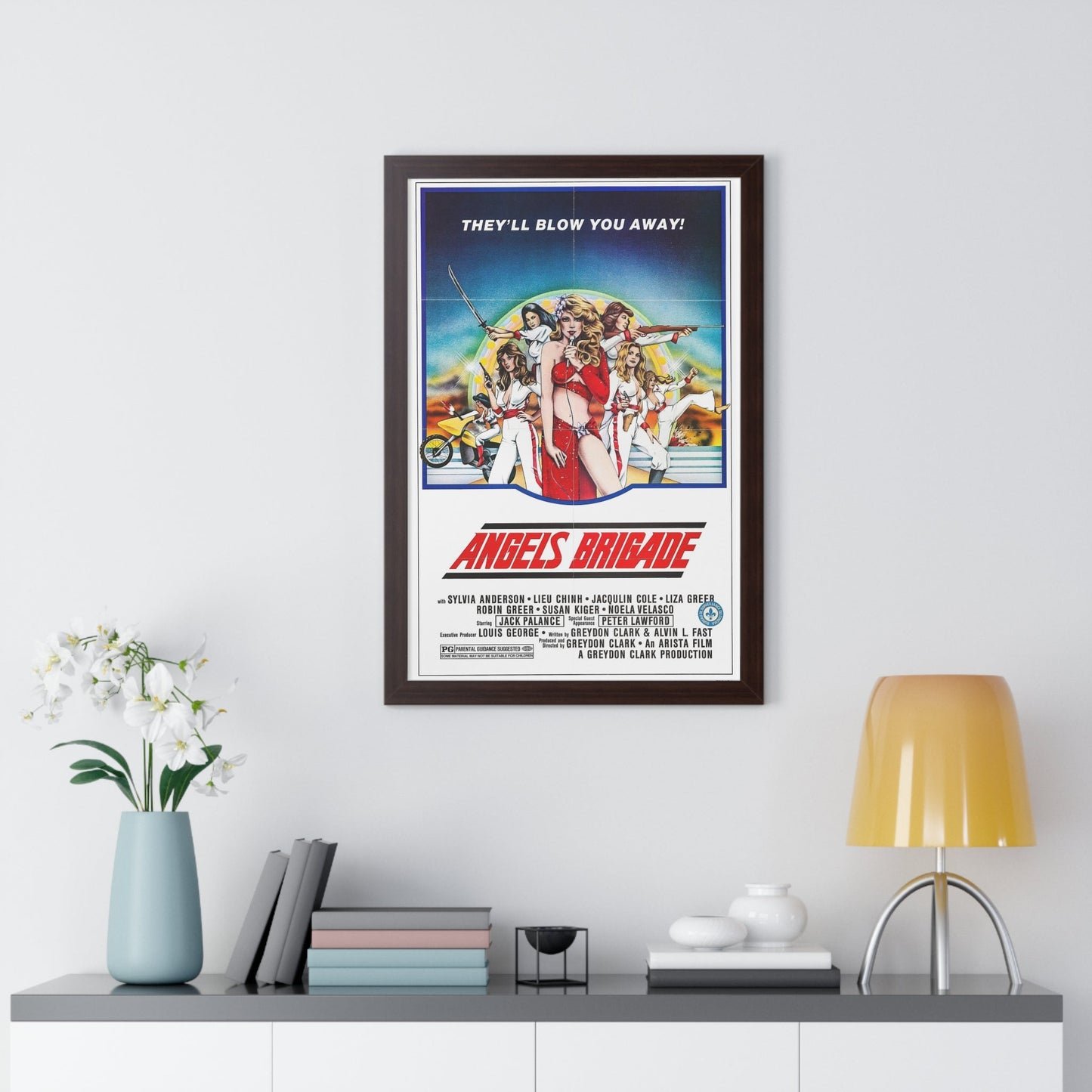 ANGELS BRIGADE 1979 - Framed Movie Poster-The Sticker Space