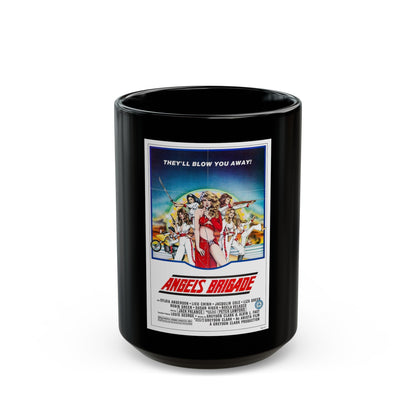 ANGELS BRIGADE 1979 Movie Poster - Black Coffee Mug-15oz-The Sticker Space