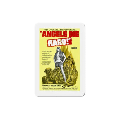Angels Die Hard 1970 Movie Poster Refrigerator Magnet 3 Inch - The Sticker Space