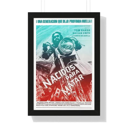 ANGELS DIE HARD (2) 1970 - Framed Movie Poster 16″ x 24″ Black - The Sticker Space