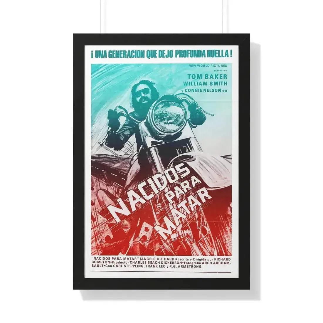 ANGELS DIE HARD (2) 1970 - Framed Movie Poster - The Sticker Space