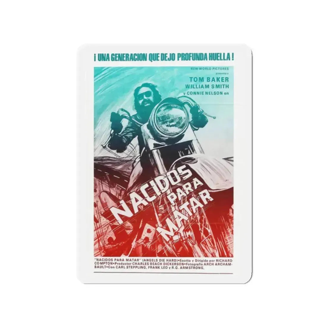 ANGELS DIE HARD (2) 1970 Movie Poster - Refrigerator Magnet - The Sticker Space