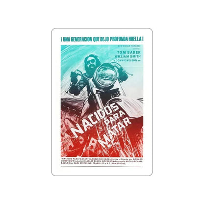 ANGELS DIE HARD (2) 1970 Movie Poster STICKER Vinyl Die-Cut Decal 3 Inch - The Sticker Space