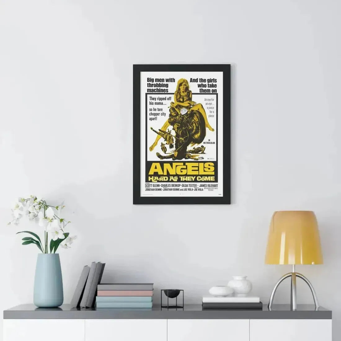 ANGELS HARD AS THEY COME 1971 - Framed Movie Poster - The Sticker Space