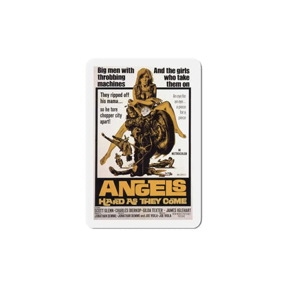 Angels Hard as They Come 1971 Movie Poster Refrigerator Magnet - The Sticker Space