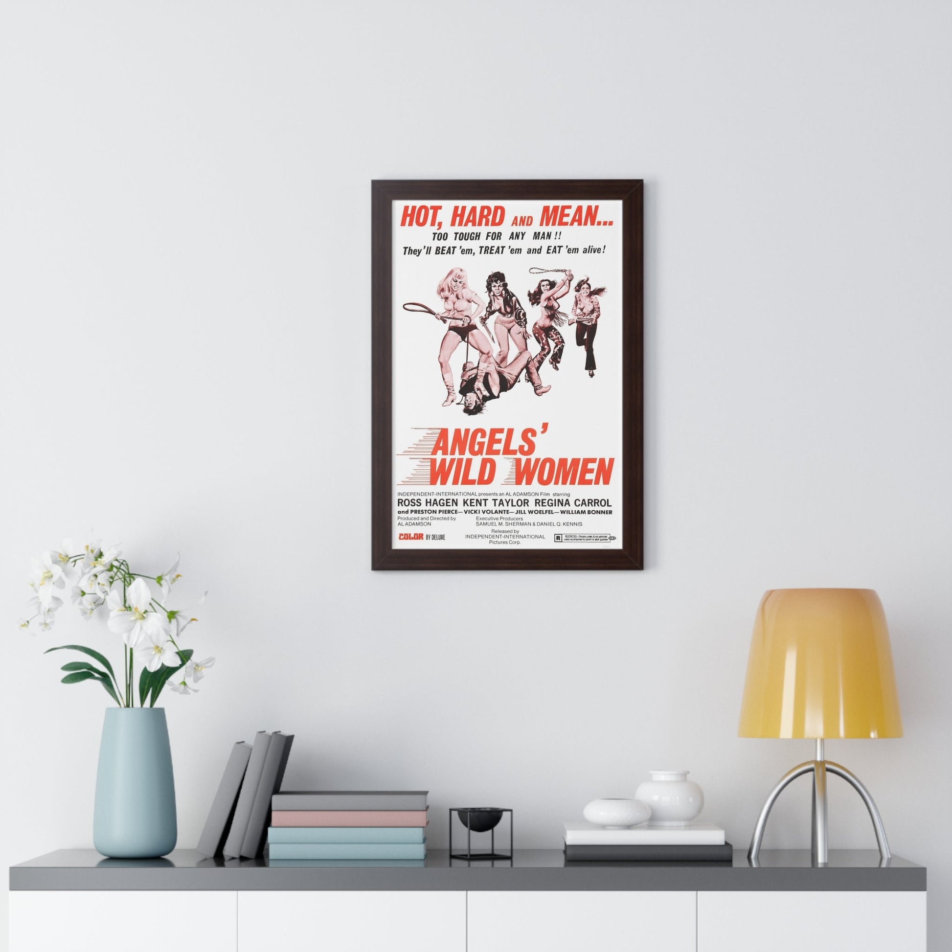 ANGELS WILD WOMEN 1972 - Framed Movie Poster-The Sticker Space