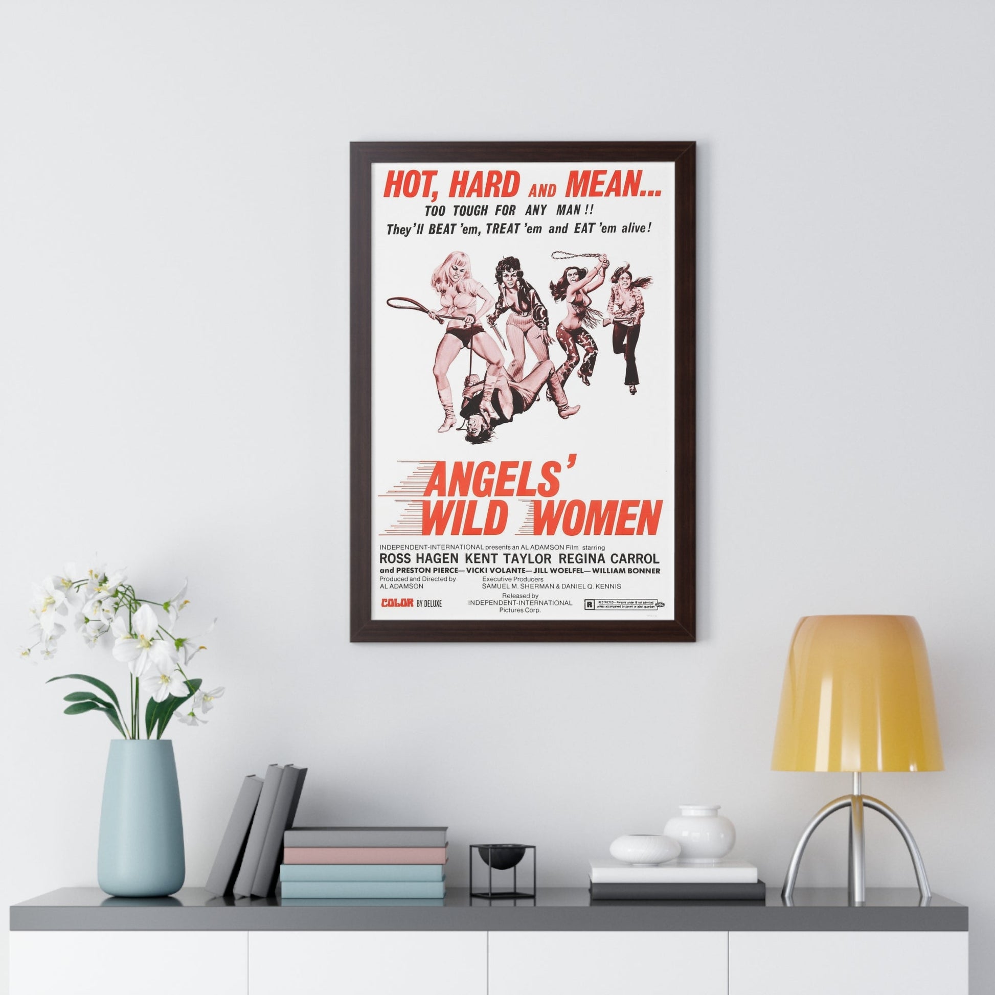 ANGELS WILD WOMEN 1972 - Framed Movie Poster-The Sticker Space