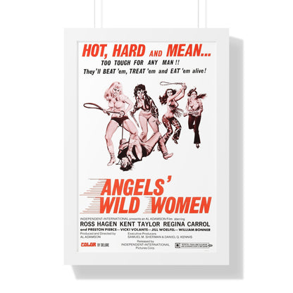 ANGELS WILD WOMEN 1972 - Framed Movie Poster-16″ x 24″-The Sticker Space