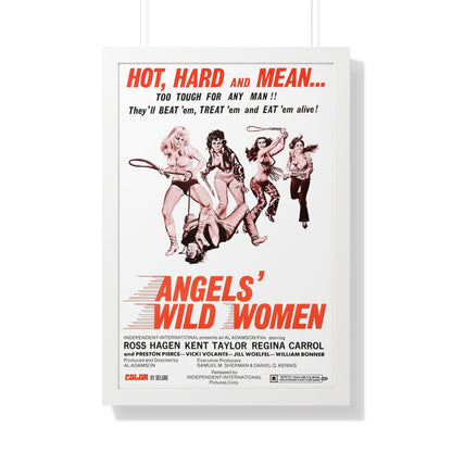 ANGELS WILD WOMEN 1972 - Framed Movie Poster-20" x 30"-The Sticker Space