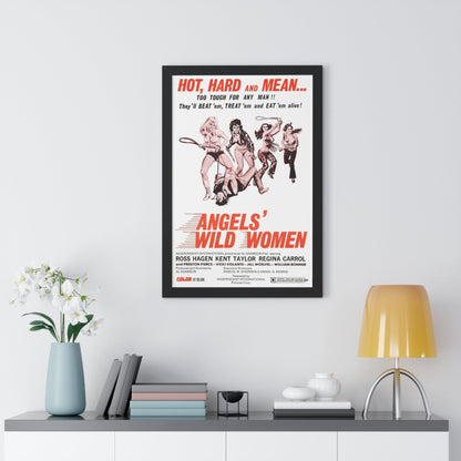 ANGELS WILD WOMEN 1972 - Framed Movie Poster-The Sticker Space