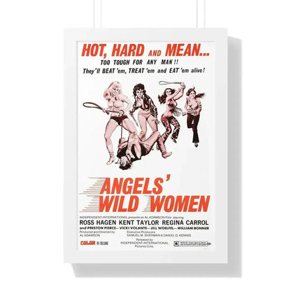 ANGELS WILD WOMEN 1972 - Framed Movie Poster - The Sticker Space