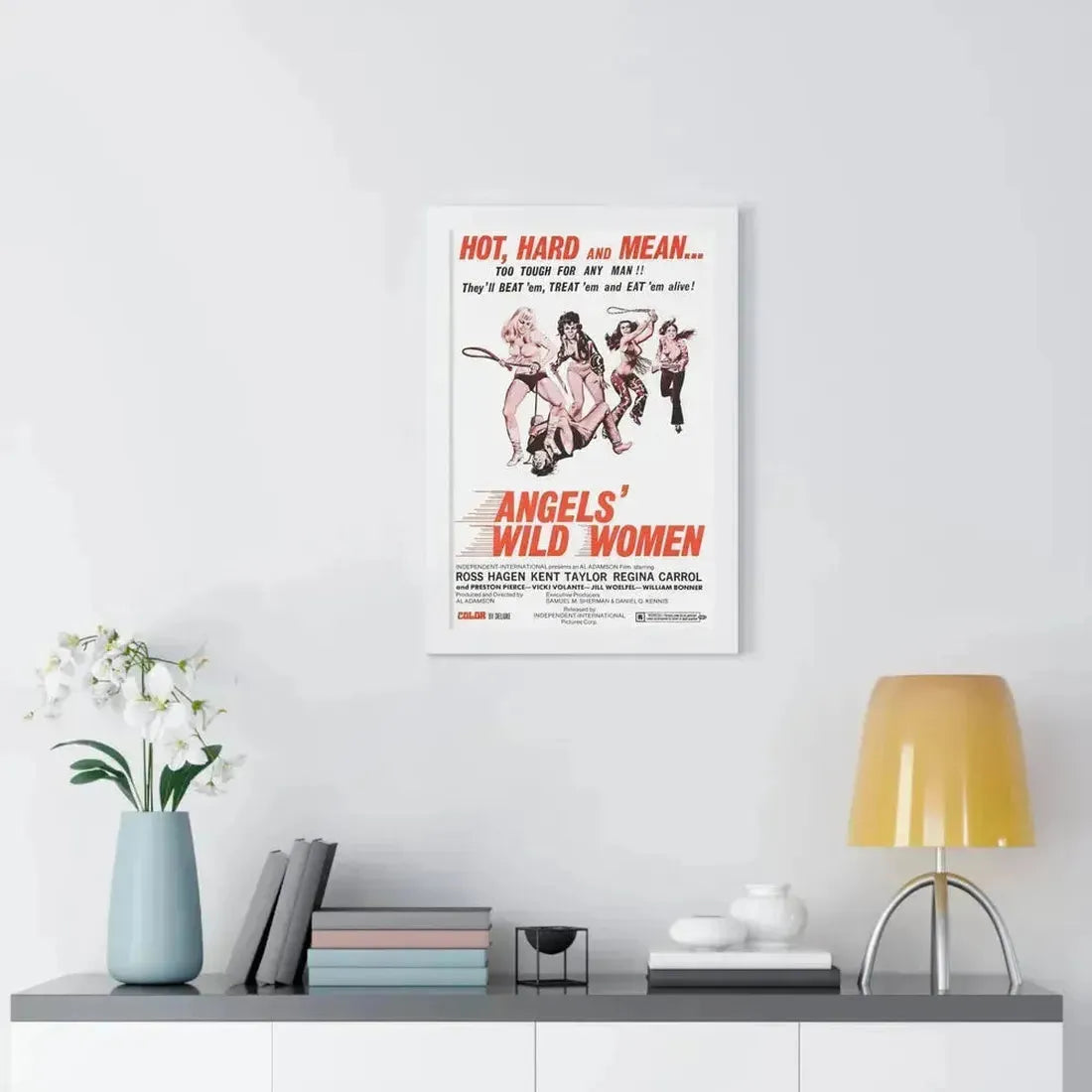 ANGELS WILD WOMEN 1972 - Framed Movie Poster - The Sticker Space