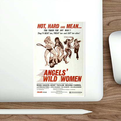 Angels' Wild Women 1972 Movie Poster STICKER Vinyl Die-Cut Decal-The Sticker Space