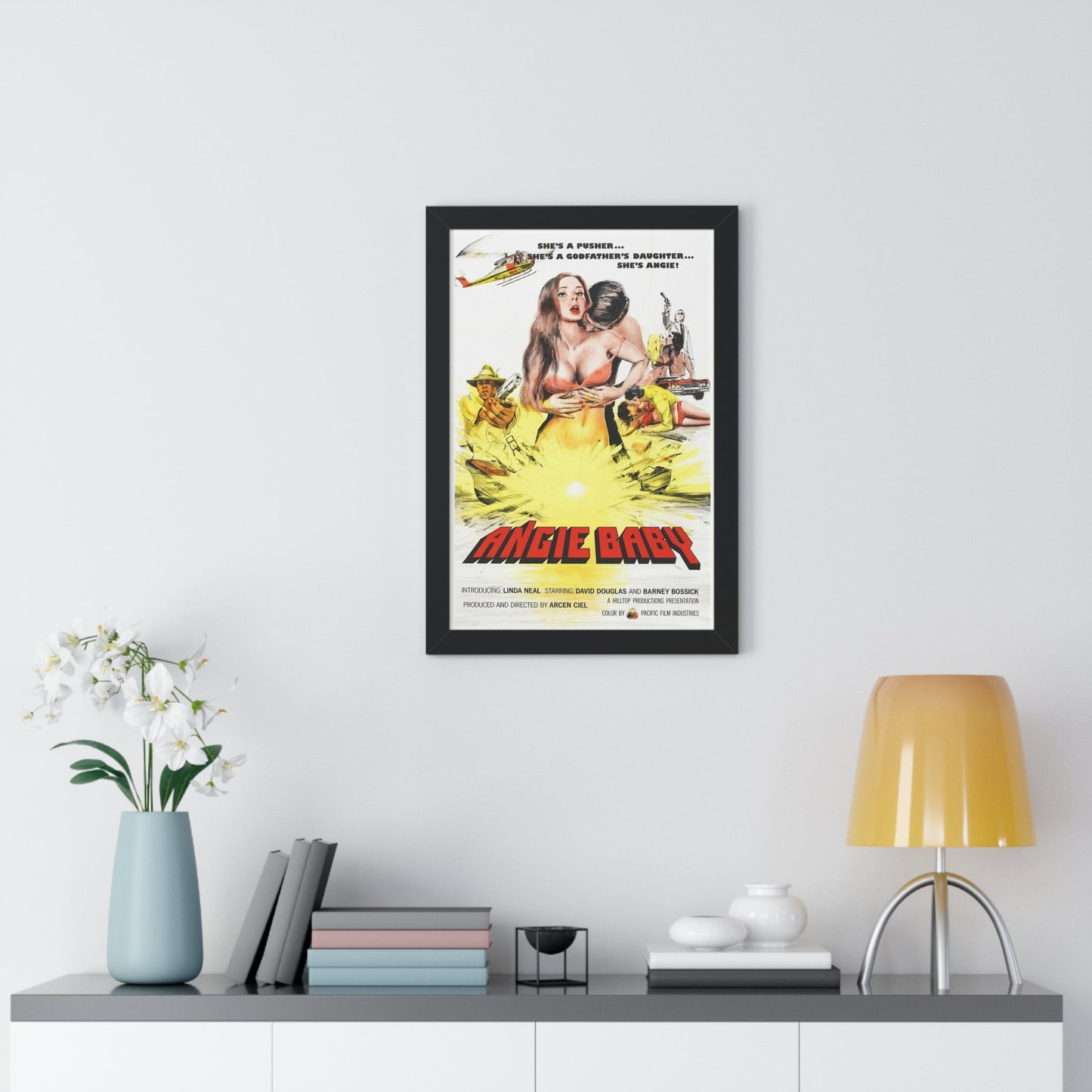 ANGIE BABY 1974 - Framed Movie Poster-The Sticker Space