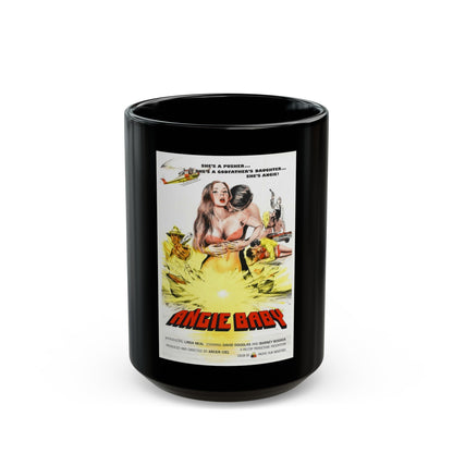 ANGIE BABY 1974 Movie Poster - Black Coffee Mug-15oz-The Sticker Space