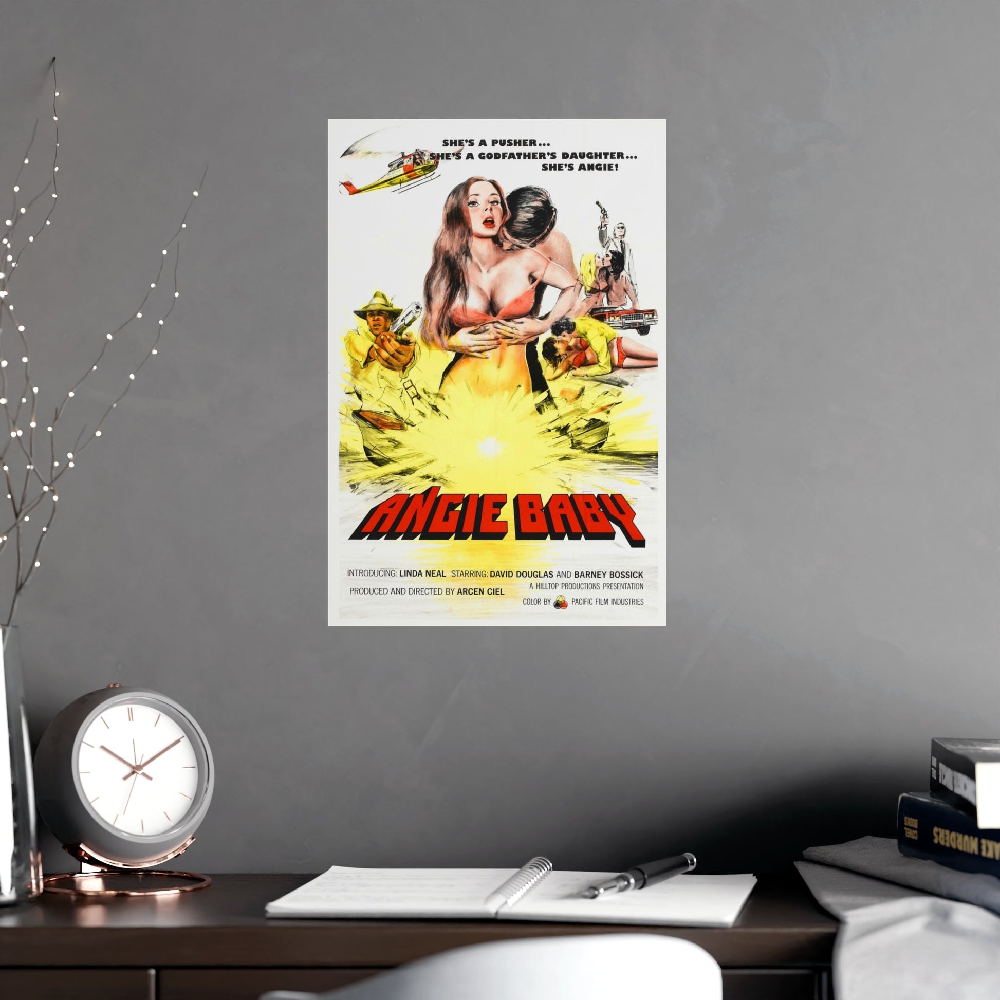 ANGIE BABY 1974 - Paper Movie Poster-The Sticker Space