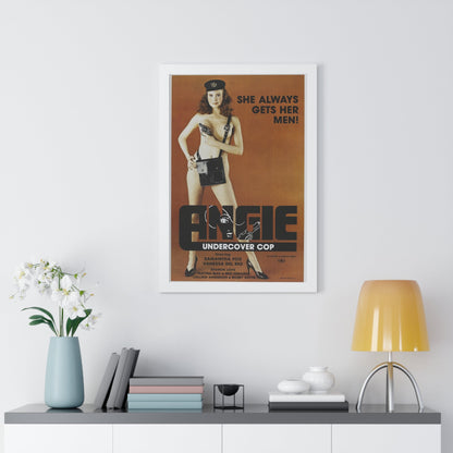 ANGIE UNDERCOVER COP 1980 - Framed Movie Poster-The Sticker Space