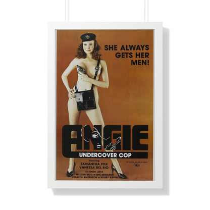 ANGIE UNDERCOVER COP 1980 - Framed Movie Poster-20" x 30"-The Sticker Space