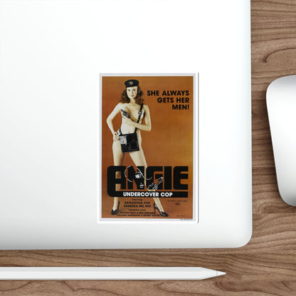 ANGIE UNDERCOVER COP 1980 Movie Poster STICKER Vinyl Die-Cut Decal-The Sticker Space