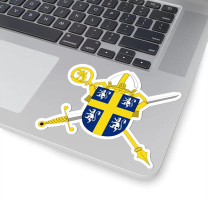 Angl-Ebor-Durham-Arms (England) (Coat of Arms) STICKER Vinyl Kiss-Cut Decal - The Sticker Space