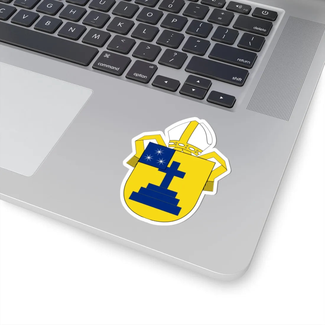 Angl-NZ-Nelson-Arms (New Zealand) (Coat of Arms) STICKER Vinyl Kiss-Cut Decal - The Sticker Space